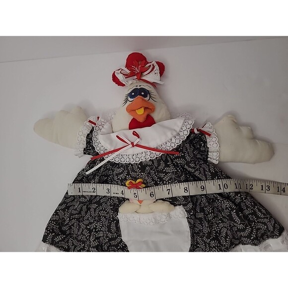 Vintage Handmade Mother Hen and Chick, 23” Long With “Dress Pouch” Hand Covering - Picture 13 of 13
